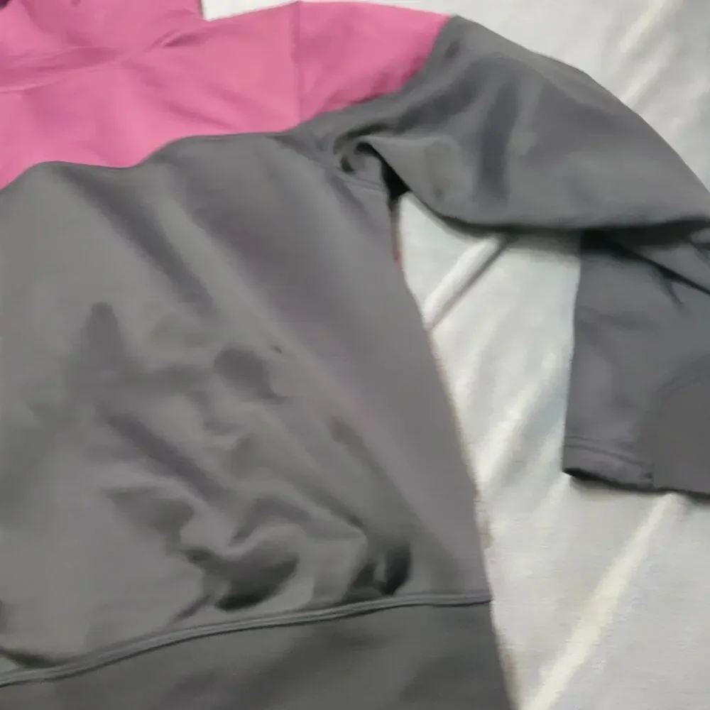 NIKE JORDAN Therma Fit Hoodie Coat Red Black Gray‎ Girls Size XL 14 Year